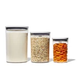 Oxo Good Grips 2.0 Round Canister Set Piece Air Tight Pop 3PC. Fixed Price $50.10.