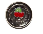 Billy Joe Kitchen Sink Strainer Red Cherry, Enamel New, Stainless. Fixed Price $26.95.