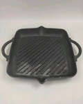 The Pioneer Woman 11" Cast Iron Square Grill With Dual Handles Spouts. Fixed Price $27.29.