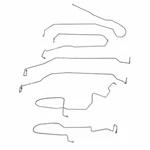 Front Brake Line Kit Fits 2009-18 Chevrolet Silverado 1500 W/ Tc Steel TKT1401OM. Fixed Price $160.80.