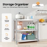 3 Tiers Kitchen Shelf Shelving Rack Restaurant Shelves Stainless Steel Usa. Fixed Price $44.88.