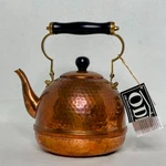 Vtg Hammered Copper Tea Kettle Pot Dimpled Patina Old Dutch Odi Nickel Lined. Fixed Price $79.00.