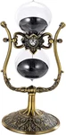 Vintage 60 Minute Hourglass Sand Timer, Large Brass Engraved Rotating Clock. Fixed Price $47.32.
