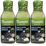 Panera Greek Vinaigrette Salad Dressing & Marinade 12 Ounce Pack Of 3. Fixed Price $28.99.