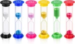 Kiseer 6PCS Colorful Sand Timer Hourglass Set 30S 2 5 10 Min Clocks. Fixed Price $15.99.