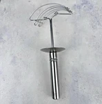 The Pampered Chef Stainless Steel Pastry Blender Cutter Long Handle 1683 Guard. Fixed Price $34.99.