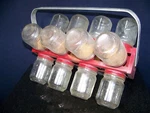 Vintage Rotating Organizer Spice Rack Jar Industrial Metal Hardware. Fixed Price $70.00.