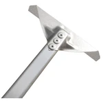 Gi.metal Amica Aluminized Steel Ash Rake With 59-INCH Handle. Fixed Price $31.00.