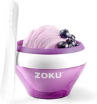 Zoku Ice Cream Maker, Compact And Serve Bowl With Stainless Steel Purple. Fixed Price $42.52.