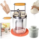 Dazey Butter Hand Crank Churner- Manual Maker- Beech Wo.... Fixed Price $84.86.