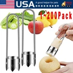 Stainless Steel Remover Pear & Apple Vegetable Seed Extractor Lot. Fixed Price $235.04.