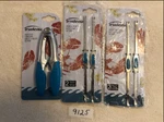 Trudeau Set Of (4) Seafood Picks & (1) Cracker Tropical Blue. Fixed Price $19.99.