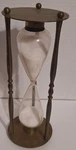 Vintage Brass Timer Hour Sandglass Clock 10 Inch Tall 28:30 Minutes. Fixed Price $23.25.