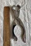 Vintage Can Opener Multi-tool Pliers Type Device Ami Pat. No. 163785 Buffalo Ny. Fixed Price $16.00.