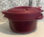 Tupperware Microwave Pressure Cooker 3L / 3QT Cranberry Red. Fixed Price $39.99.