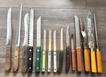 Vintage Kitchen Knives Lot Of 15 Various 50S 60S Gadgets Usa Rusted Estate Find. Fixed Price $14.99.