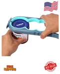 Jar Opener Weak Hands Seniors Arthritis Bottle Lid Can Gripper Blue Grey Kitchen. Fixed Price $7.99.