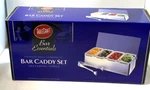 Tablecraft 4 Compartment Bar Caddy Set With Tongs. Fixed Price $35.00.