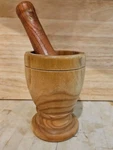 Imusa Large Bamboo Mortar And Pestle Herb & Spice Grinder. Fixed Price $10.00.