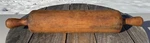 Large Vintage Wooden Rolling Pin Heavy Dark Tone Prim Bakers Kitchen 22". Fixed Price $99.99.