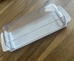 Oxo Butter Dish Good Grips Clear White Tray See Thru. Fixed Price $10.99.