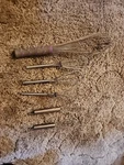Lot Of 6 Wisks Vollrath 14" French Whip Stainless Steel With Nylon Handle. Fixed Price $35.00.