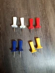 Push Pin Corn The Cob Holders Set Of 4 Pairs Skewers 2 Prongs. Fixed Price $14.88.
