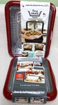 Lot Of 2 Fancy Panz Red Foil Food Carriers 8" X And 11" 9" New. Fixed Price $35.00.