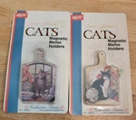 1991 Arjon Fridge-sitter Kitty Magnet Cat Memo Holder Collector French Kitchen. Fixed Price $38.00.
