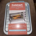 Cuisinart Chefs Classic Nonstick Toaster Oven Broiler Pan W/rack, Brand New. Fixed Price $21.99.