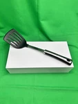 Cuisinart Slotted Nylon Spatula Turner Black Soft Grip Stainless Steel Handle. Fixed Price $12.60.