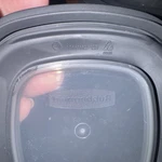 Set Of 3 - Rubbermaid Premier 10M1M2 Blue Square Replacement Lids Clear Window. Fixed Price $14.99.