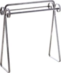Elegant Hammered Steel Scrolled Quilt Rack - Premier Quality Display Stand. Fixed Price $383.99.
