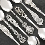 Made In Sweden Silverplate Souvenir Spoons Forks Pcs Silverware Choice Flatware. Fixed Price $14.90.