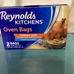 Reynolds Kitchens Turkey Size Oven Bags, Holds Up To 24 Pounds, Boxes. Fixed Price $10.00.