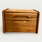 Vintage Cornwall, Usa, Solid Oak Wood Bread, Box, Rusted Country, Kitchen, Decor. Fixed Price $69.99.