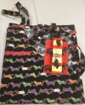 Lot Of 5 Items Charcoal Companion Weiner Dog Corn Holders, Apron & Figurines. Fixed Price $6.50.