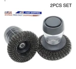 2 Kitchen Cleaning Brush Soap Dispensing Palm Tools Dishwashing Pot Pan Scrubber. Fixed Price $13.94.