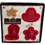 Wild West Williams-sonoma Party Ice Cream Sandwich Molds Boot Hat Sheriff Cowboy. Fixed Price $15.00.