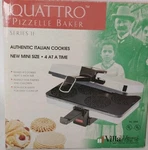Villaware Model 3850 Quattro Pizzelle Baker Italian Cookie Maker New Open Box. Fixed Price $82.01.