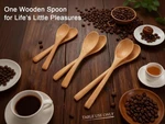 6PCS Wooden Set Beech Mini For Honey Tea Coffee Kitchen. Fixed Price $27.90.