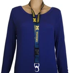Ncaa Michigan Wolverines Breakaway Lanyard Keychain Bottle Opener. Fixed Price $8.95.