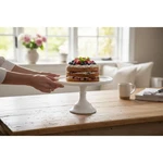 Arlington Designs Cake Stand Unisex 10IN White Very Good Modern Milk Glass. Fixed Price $14.54.