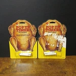 Lot Of Vintage Turkey Heuck 2PC Pop Up Timer Kitchen Tools, New, Made Usa. Fixed Price $9.99.