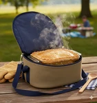 Pyrex Portables Casserole Carrier Insulated Tote Microcore Thermal Pocket Tan. Fixed Price $14.95.