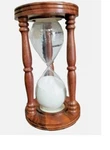 Antique Brown Wood Timer Sandglass Clock Grandparents Home Office. Fixed Price $54.51.