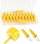 24 Pack Stainless Steel Corn Holders - On The Grill & Cob Skewers For Home. Fixed Price $12.26.