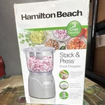 Hamilton Beach Stack & Press Food Chopper 3 Cup 72740G Stainless Steel. Fixed Price $21.99.