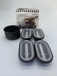 Lekue Classics Creamy Ice Molds 4 Units + Collap. Choco Melting Bowl Open Box. Fixed Price $24.96.