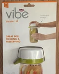 Chef'n Vibe Vacuum Lid, Great For Pickling & Preserving New. Fixed Price $9.48.